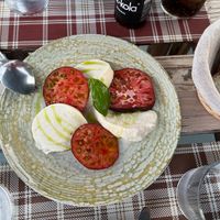 Caprese salad at BuenaVida Vegan in Tenerife