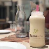 AMAZING Vanilla Milkshake at BuenaVida Vegan in Tenerife