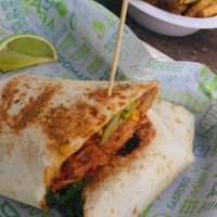 Mexican wrap at BuenaVida Vegan in Tenerife