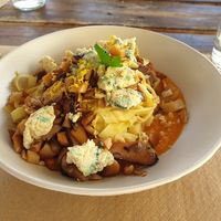 Tagliatelle  at BuenaVida Vegan in Tenerife