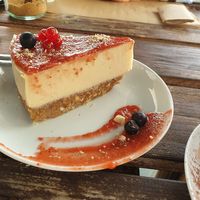 Cheesecake 😋 at BuenaVida Vegan in Tenerife