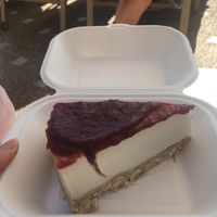 Cheesecake  at BuenaVida Vegan in Tenerife