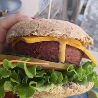 Beyond burger at BuenaVida Vegan in Tenerife