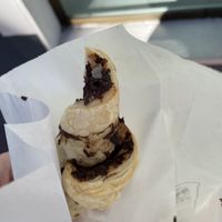 Chocolate filled pastry  at Toque de Canela in Zaragoza