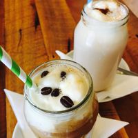 Iced coffee & iced chocolate  at The Dharma Hub in Frankston