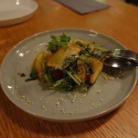 Fried potatoes with coriander at 8ablish in Tokyo