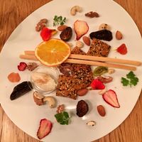 cheese and fruits  at 8ablish in Tokyo