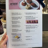 Dessert menu   at 8ablish in Tokyo