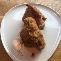 gluten free raspberry muffin  at 8ablish in Tokyo