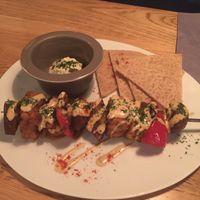 Tempeh and tofu with tzatziki at 8ablish in Tokyo