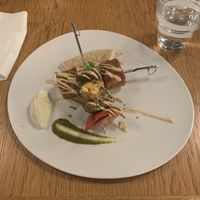 Tempeh & Tofu Souvlaki 👍🏼 at 8ablish in Tokyo