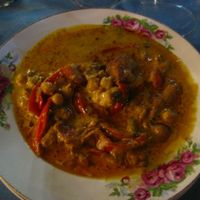 Chickpea curry (sindhi style). It was very good. at Paladar Sol y Son in Trinidad