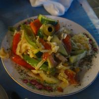 This salad was great. It was a nice change from the salads you usually get in Cuba. at Paladar Sol y Son in Trinidad