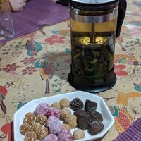 Dessert and tea at Bezel HaTe'ena - Benny's Nature in Pardes Hanna-karkur