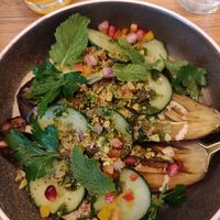 Eggplant at Le Potager de Charlotte in Paris