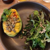 Avocado egg style at Le Potager de Charlotte in Paris