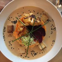 Purée de patate douce (nouveau plat!) at Le Potager de Charlotte in Paris