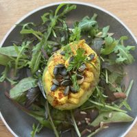 Avocado egg style  at Le Potager de Charlotte in Paris