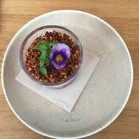 I loved this cute flower   at Le Potager de Charlotte in Paris