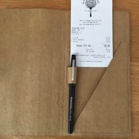 The bill  at Le Potager de Charlotte in Paris
