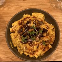 Rigatoni à la façon Carbonara  at Le Potager de Charlotte in Paris