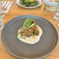 Starter: The marinated Tofu  at Le Potager de Charlotte in Paris