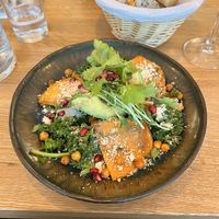 The Sweet Potatoe Salad  at Le Potager de Charlotte in Paris