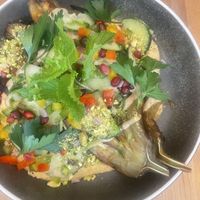 Roasted eggplant   at Le Potager de Charlotte in Paris