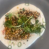 Marinated tofu  at Le Potager de Charlotte in Paris