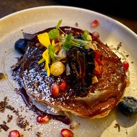 Pancake with choc hazelnut spread at Le Potager de Charlotte in Paris