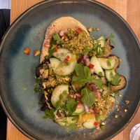 Eggplant dish  at Le Potager de Charlotte in Paris