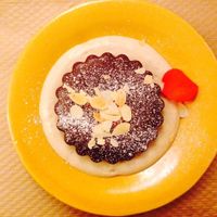 chocolate tart at Le Potager de Charlotte in Paris