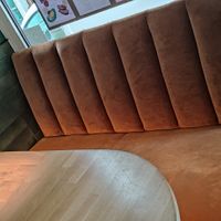 New tables and seats at Le Potager de Charlotte in Paris