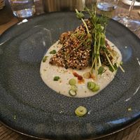 Tofu starter at Le Potager de Charlotte in Paris