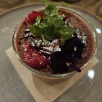 Chocolate mousse at Le Potager de Charlotte in Paris