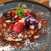 Pancake dessert at Le Potager de Charlotte in Paris
