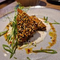 Sesame encrusted tofu at Le Potager de Charlotte in Paris