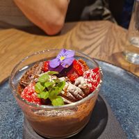 Chocolate mousse at Le Potager de Charlotte in Paris