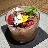Chocolate mousse at Le Potager de Charlotte in Paris
