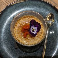 Creme brulee at Le Potager de Charlotte in Paris