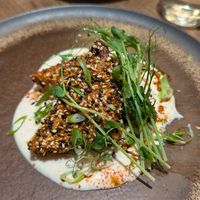 Marinated tofu at Le Potager de Charlotte in Paris