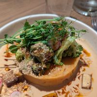 Sweet potato main course at Le Potager de Charlotte in Paris