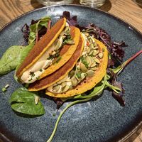 Chicpea pancake  at Le Potager de Charlotte in Paris