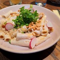 Rigatoni crème cajou citronnée (tout simplement merveilleux) at Le Potager de Charlotte in Paris
