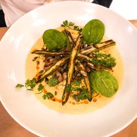 Curry asparagus  at Le Potager de Charlotte in Paris