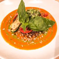 Wild rice tomato basil at Le Potager de Charlotte in Paris