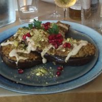 Aubergine at Le Potager de Charlotte in Paris