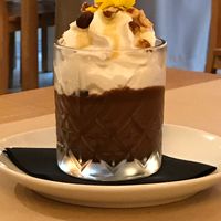 Chocolate cream mousse at Le Potager de Charlotte in Paris