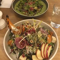 Salad Mix + Millet & Roasted Green Asparagus at Le Potager de Charlotte in Paris