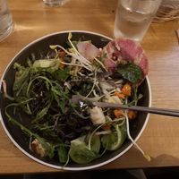 Gteen salad at Le Potager de Charlotte in Paris